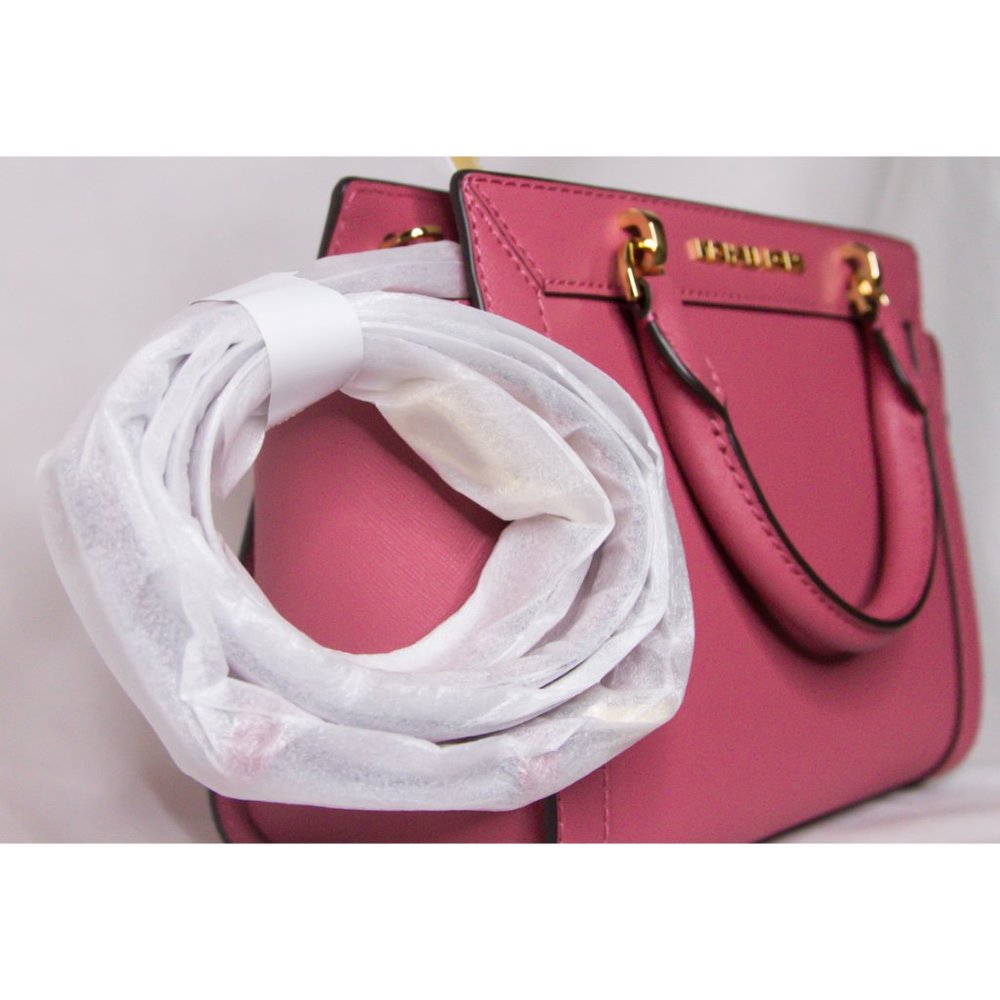 MICHAEL KORS HAND BAG BRANDY TULIP - Picture 10 of 11